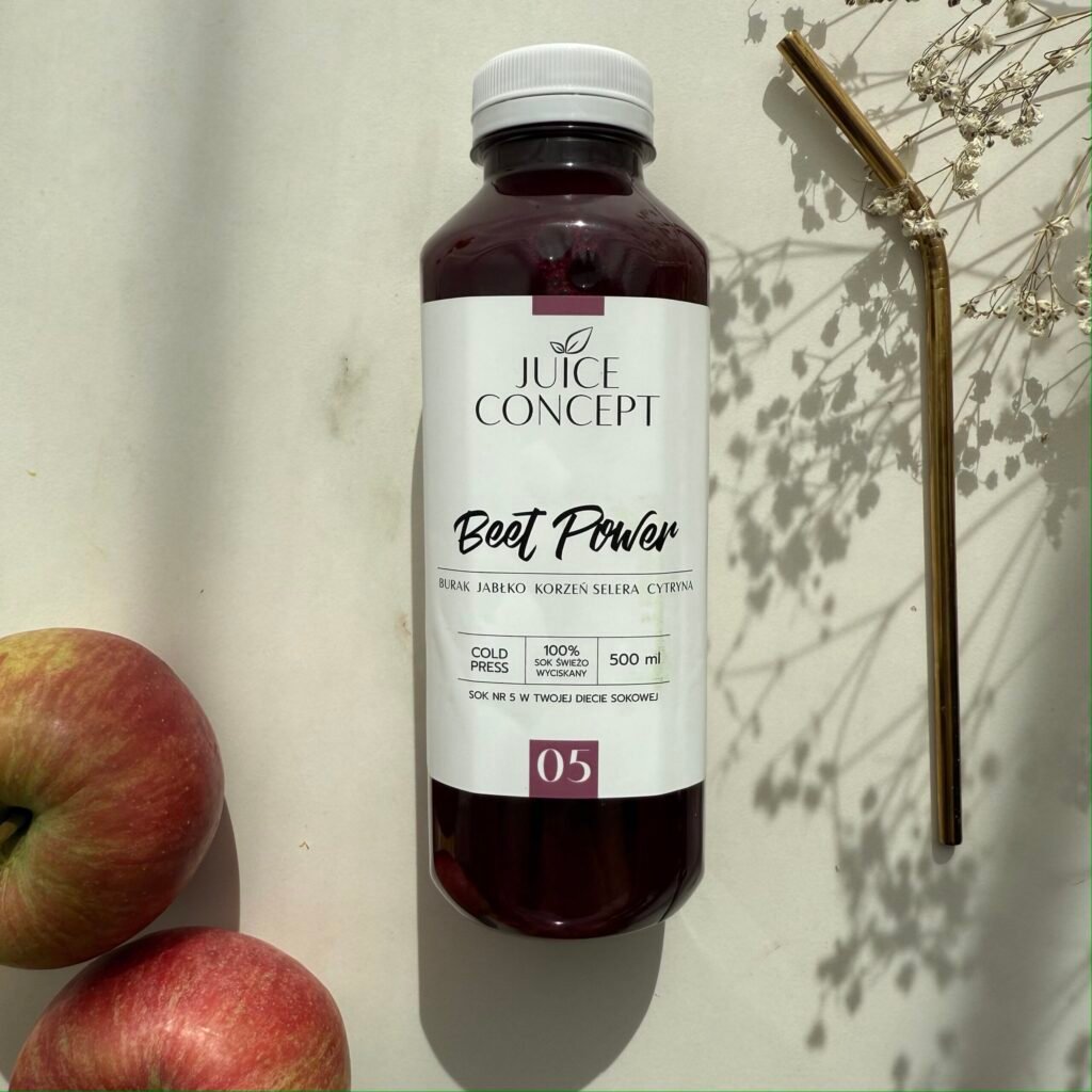 BEET POWER burak, jabłko, korzeń selera, cytryna