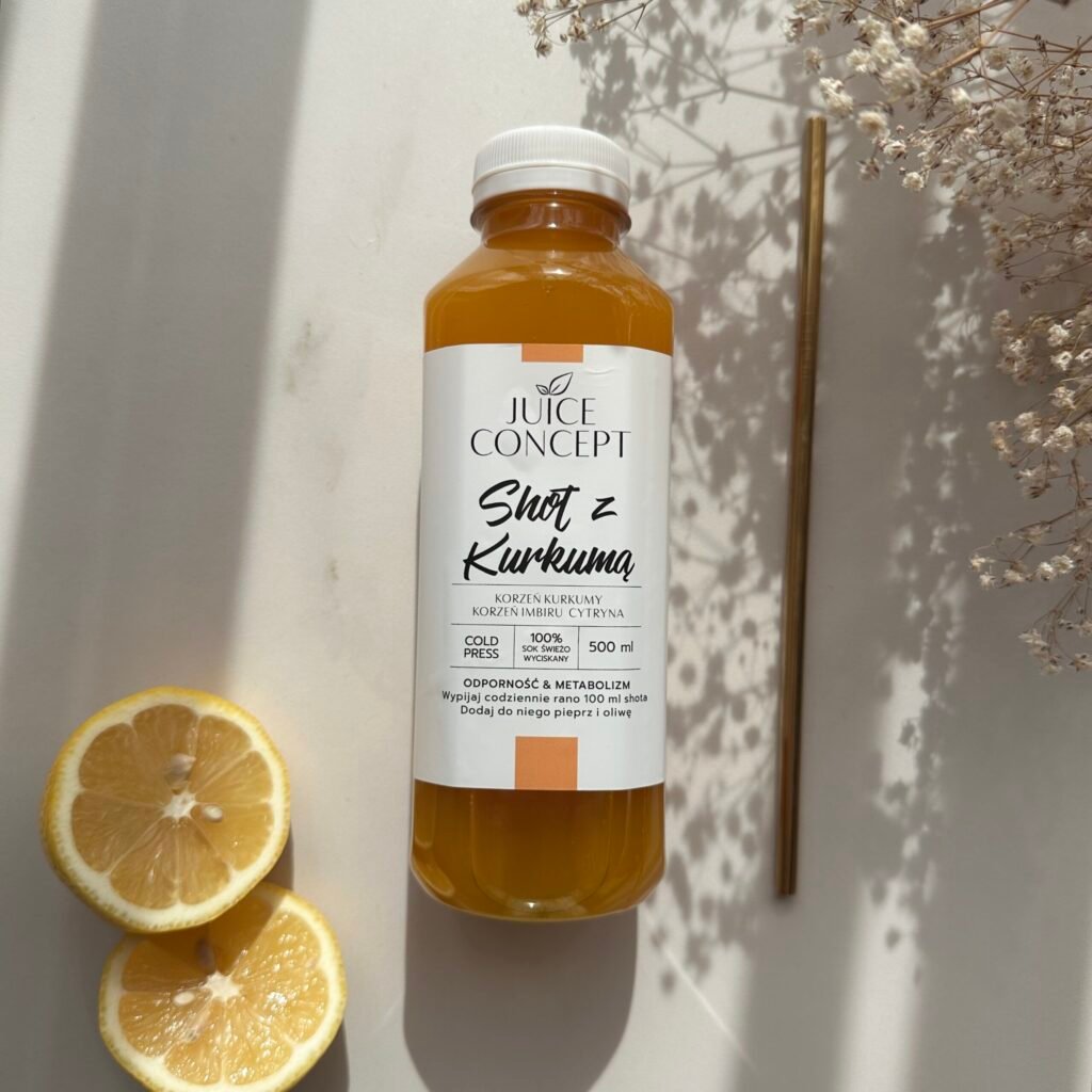 SHOT Z KURKUMĄ I IMBIREM 500ml