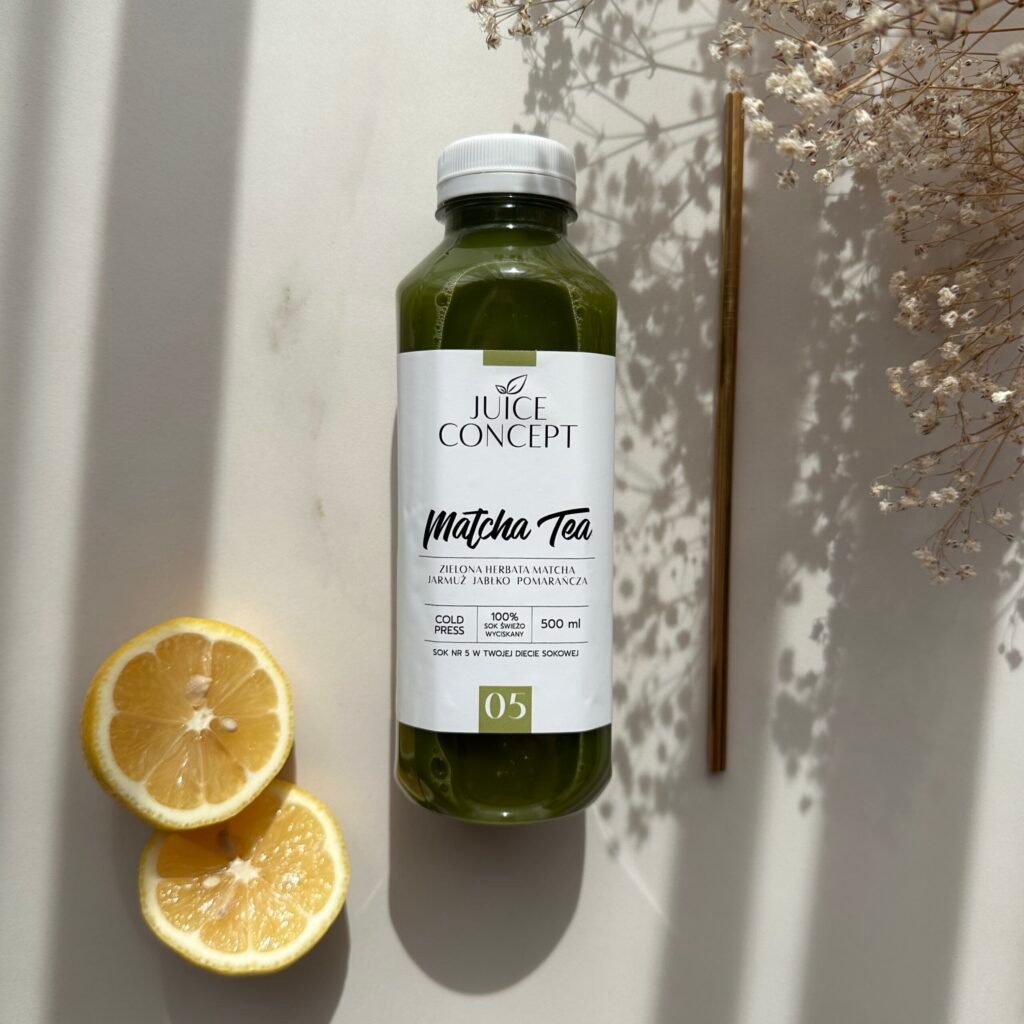 MATCHA TEA jarmuż, pomarańcza, jabłko, matcha