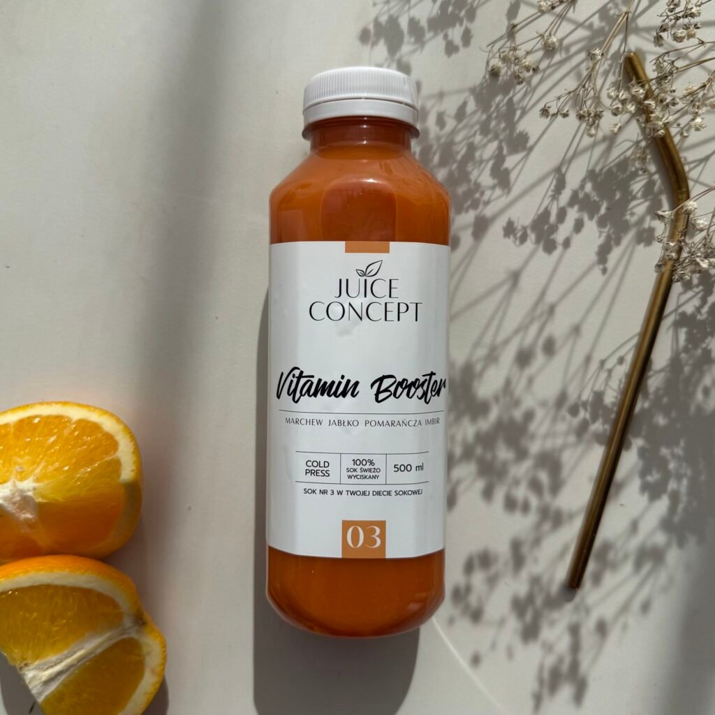 VITAMIN BOOSTER marchewka, pomarańcza, jabłko, imbir