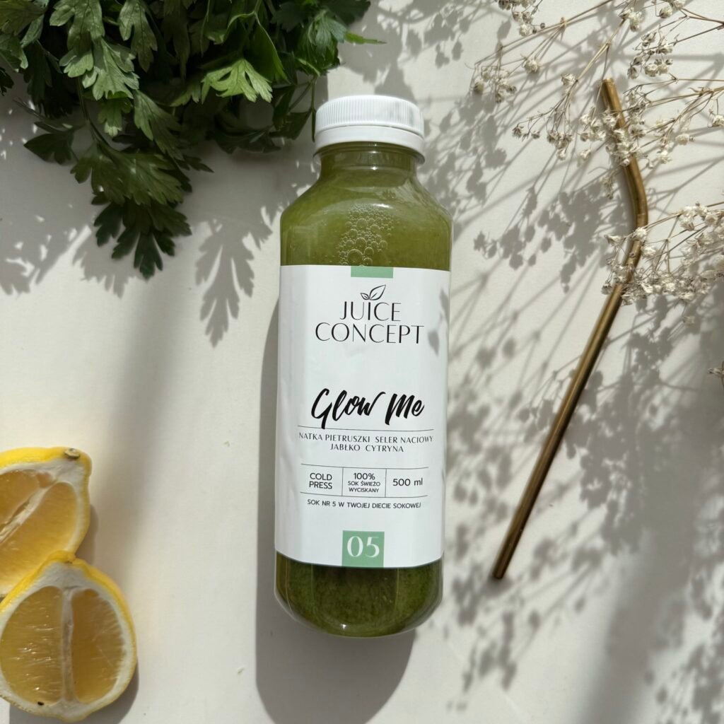 GLOW ME natka pietruszki, seler naciowy, jabłko, cytryna