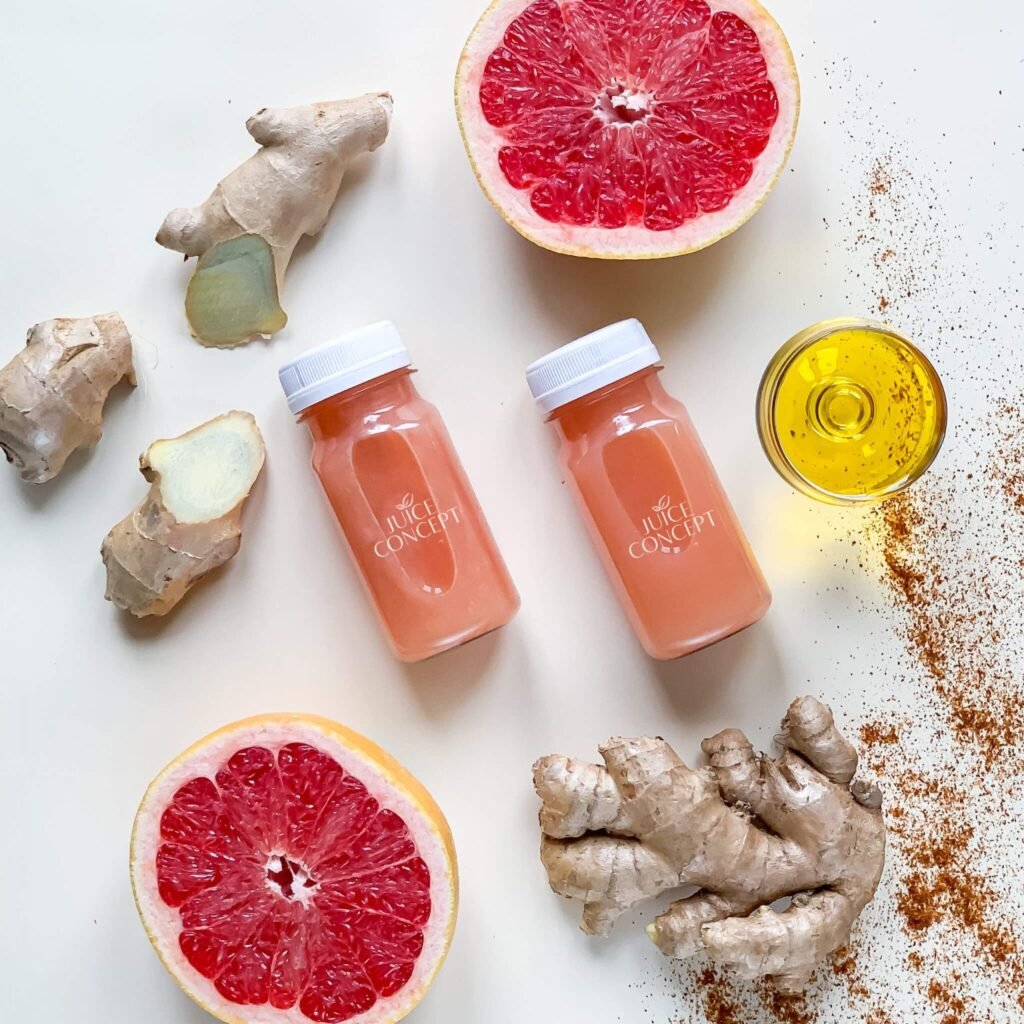 SHOT z imbirem, grejpfrutem i chilli