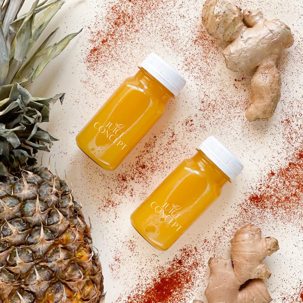 SHOT z imbirem i ananasem oraz chilli