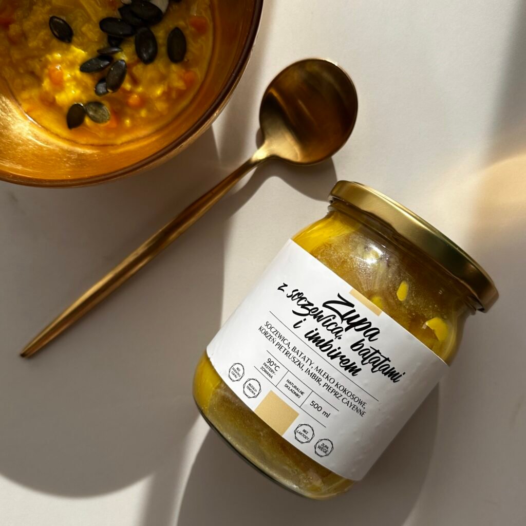 Zupa z soczewicą i batatami