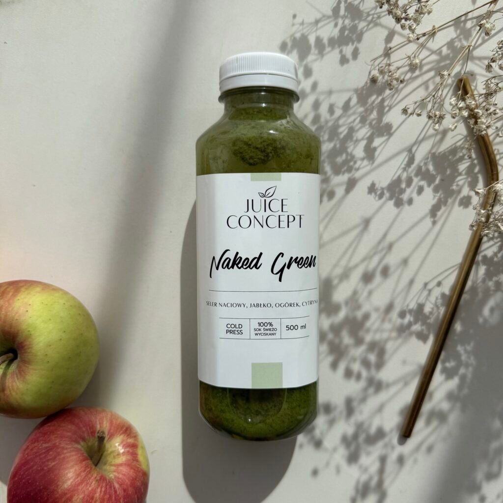 NAKED GREEN ogórek, seler naciowy, jabłko, cytryna